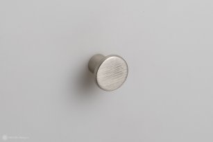 Solo мебельная ручка-кнопка атласный никель