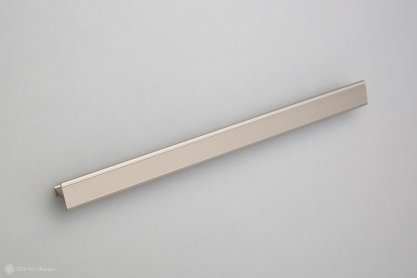 3538 мебельная ручка-профиль 320 мм коричнево-оливковый никель матовый