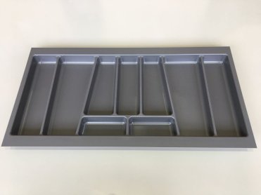 Лоток для столовых приборов Trend II, в ящик 900/450, серый орион матовый