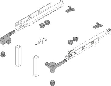 Комплект SPACE STEP, 410 мм