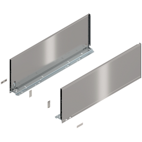 Царги LEGRABOX pure, высота F (241,0 мм), НД=650 мм, комплект, нерж.