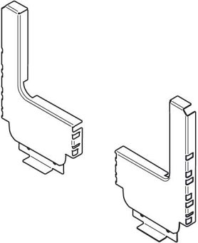 TANDEMBOX, задняя стенка 224/120 под мойку, нерж., кмп.
