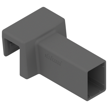 Держатель поперечного релинга AMBIA-LINE, LEGRABOX free, серый орион