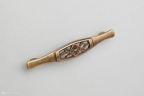 FS129 мебельная ручка-скоба 128 мм бронза полированная