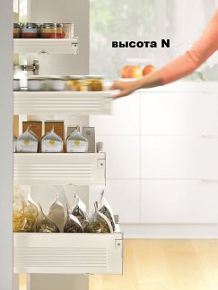 Внутренний ящик METABOX (высота N 54, глубина 500 мм) кремовый