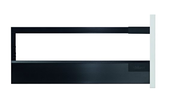Ящик TANDEMBOX antaro с TIP-ON BLUMOTION (высота D 224, глубина 350 мм, вес ящика до 20 кг), крепление INSERTA, черный