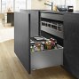 Ящик LEGRABOX pure (высота F 241, глубина 350 мм), серый орион