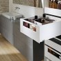 Внутренний ящик LEGRABOX pure TIP-ON BLUMOTION (высота C 177, глубина 400 мм, до 40 кг), терра-черный