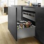 Ящик LEGRABOX pure (высота F 241, глубина 500 мм), терра-черный