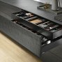 Внутренний ящик LEGRABOX pure (высота M 90,5, глубина 400 мм), терра-черный